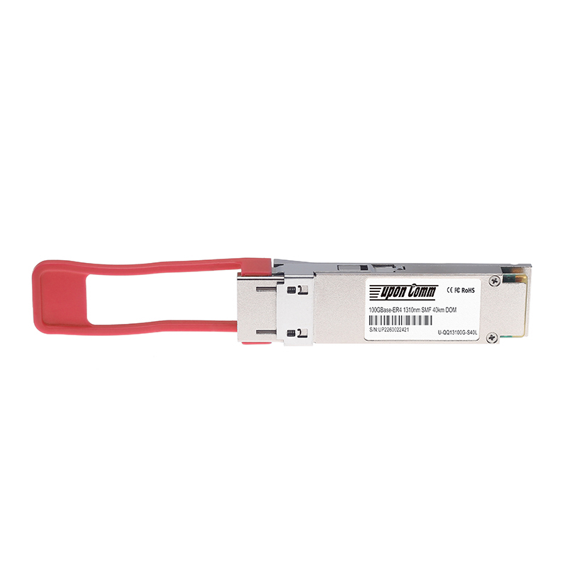 100GBase-ER4 1310nm SMF 40km DOM QSFP28 Optical Transceiver